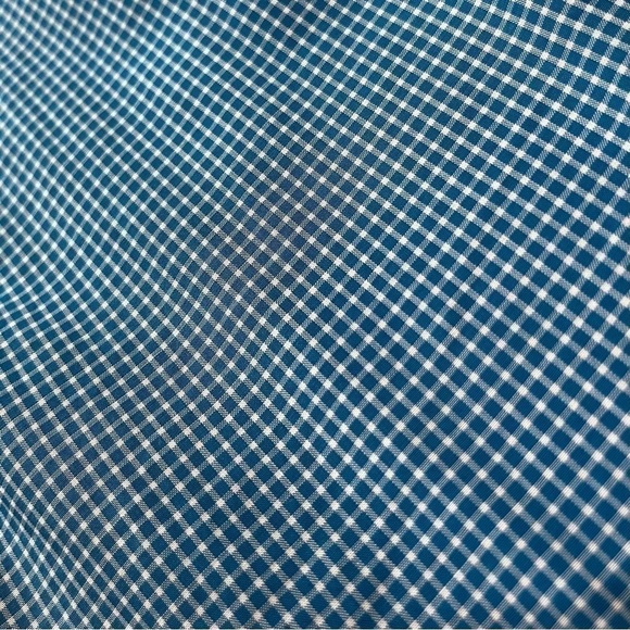 Thomas Mason for J.Crew blue micro-check buttondown shirt *shop@iamwarrior - Picture 5 of 9